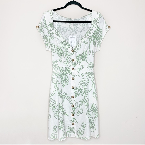 COPY - Free People A Thing Called Love Green Dress NWT - Picture 4 of 14